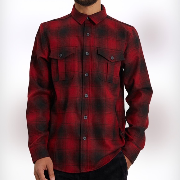 Pendleton SCOUT flannel long sleeve Wool Shirt - Picture 2 of 11